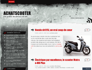 achatscooter.wordpress.com screenshot