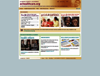 achealthcare.org screenshot
