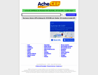 achecep.com.br screenshot