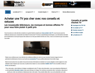acheter-tv.fr screenshot