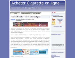 achetercigaretteenligne.com screenshot