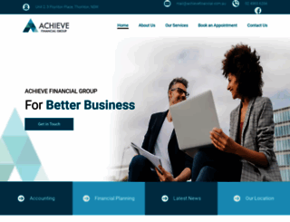 achievefinancial.com.au screenshot