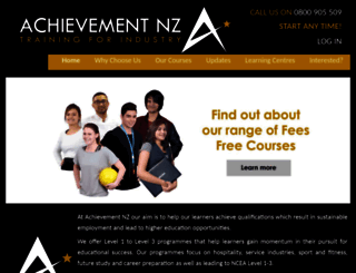 achievementnz.co.nz screenshot