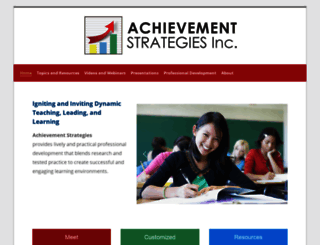 achievementstrategies.org screenshot