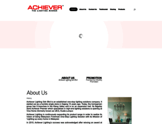 achieverlighting.com screenshot