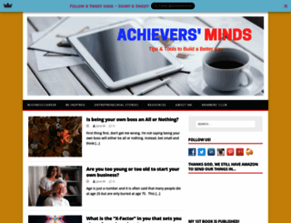 achieversminds.com screenshot
