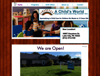 achildsworld.net screenshot
