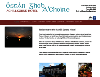 achillsoundhotel.com screenshot