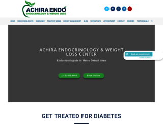 achiraendocrinology.com screenshot