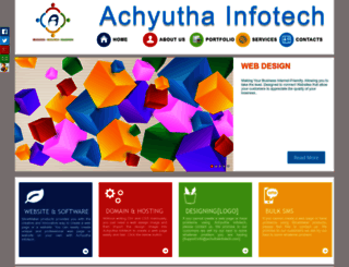 achyuthainfotech.com screenshot