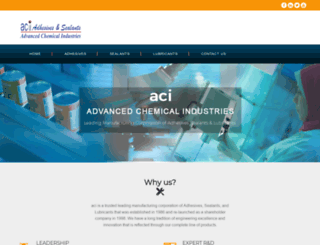 aci-adhesive.com screenshot