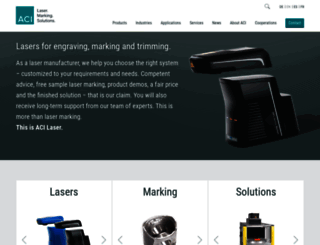 aci-laser.com screenshot