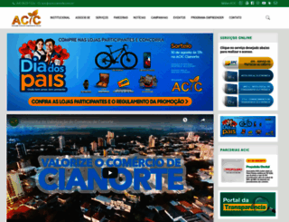 acic-cianorte.com.br screenshot