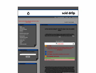 aciddr0p.net screenshot