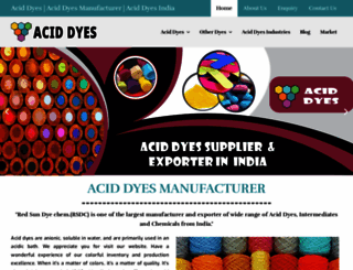aciddyes.in screenshot
