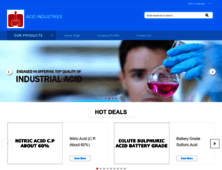 acidindustries.com screenshot