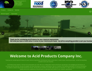 acidproducts.net screenshot