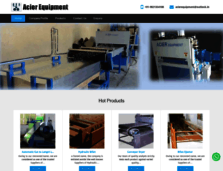 acier-equipment.com screenshot