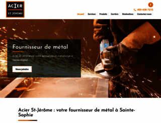 acier-saint-jerome.com screenshot