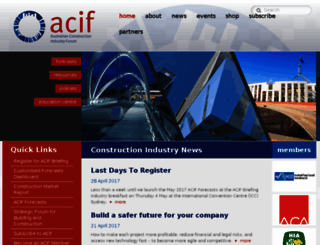 acif.com.au screenshot