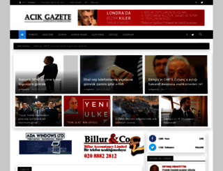 acikgazete.com screenshot