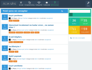 acikogretimlisesi.gen.tr screenshot