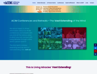acim-conference.net screenshot