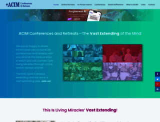 acim-conference.net screenshot