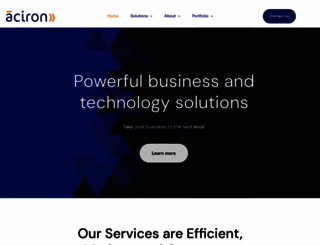 aciron.com screenshot