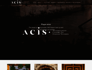 acis.org.au screenshot