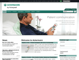 ackermann-clino.de screenshot