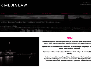 ackmedialaw.com screenshot