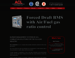 acl-combustion.com screenshot