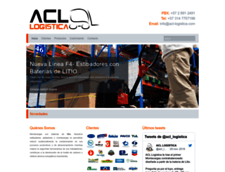 acl-logistica.com screenshot