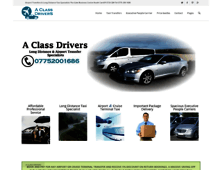 aclassdrivers.co.uk screenshot