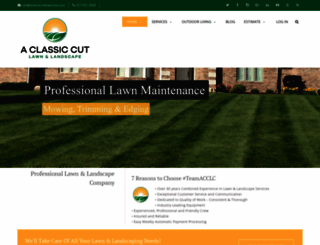 aclassiccutlawncare.com screenshot
