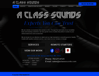 aclasssounds.com screenshot