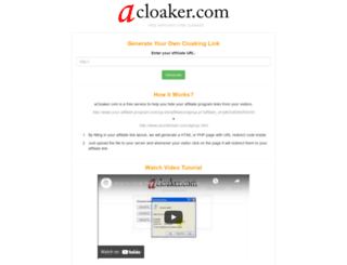 acloaker.com screenshot