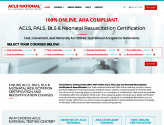 aclsnational.com screenshot