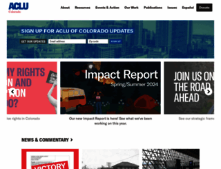 aclu-co.org screenshot