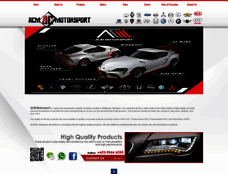 acm-motorsport.com.my screenshot