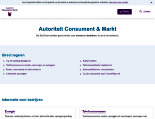 acm.nl screenshot