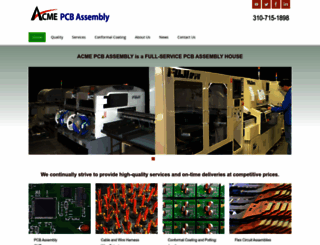 acme-pcbassembly.com screenshot