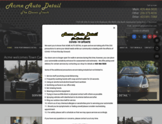 acmeautodetail.net screenshot