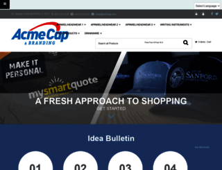 acmecap.com screenshot