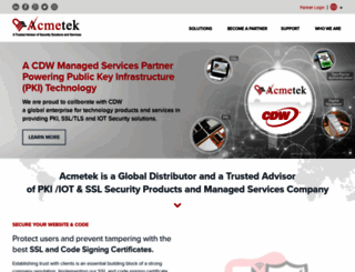 acmetek.com screenshot