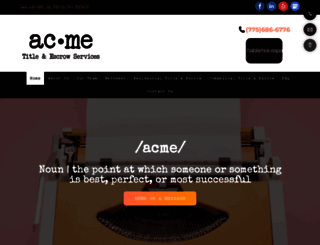 acmetitleandescrow.com screenshot