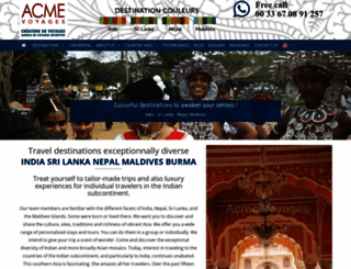 acmetours.com screenshot