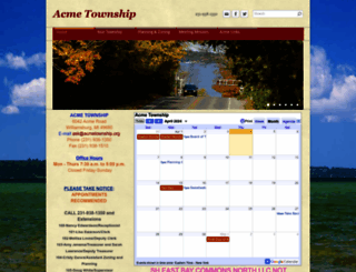 acmetownship.org screenshot