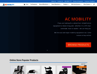 acmobility.com.au screenshot